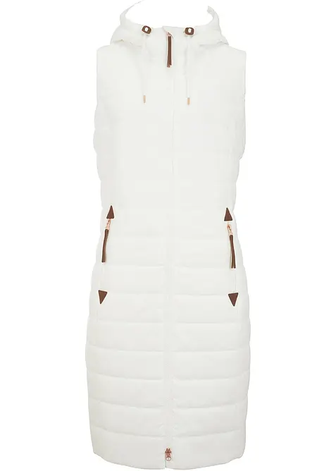 Lang, vattert vest, bonprix