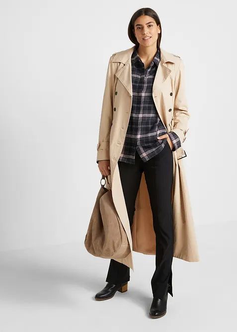 Skjorte i flanell av 100% bomull, bonprix