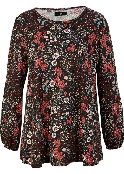 M&oslash;nstret trikottunika i bomull, bonprix