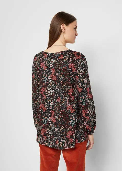 M&oslash;nstret trikottunika i bomull, bonprix