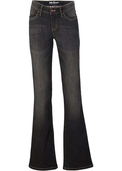 Bootcut-jeans Mid Waist, Komfort-Stretch, bonprix