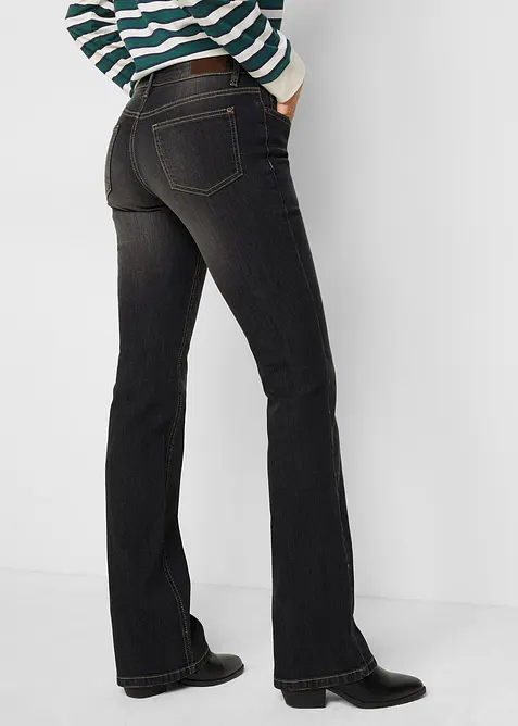 Bootcut-jeans Mid Waist, Komfort-Stretch, bonprix