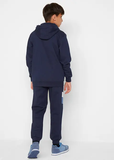 Joggedress i 100% økologisk bomull (2-delt sett), bonprix