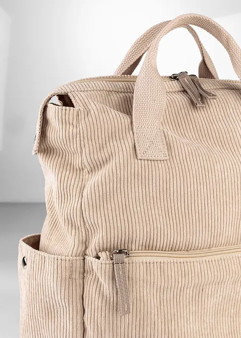 Ryggsekk i kordfl&oslash;ylestil, bonprix