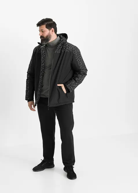 Joggebukse med praktiske glidelåslommer av økologisk bomull, bonprix