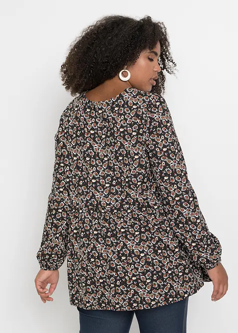 Trikotbluse av bærekraftig viskose, bonprix