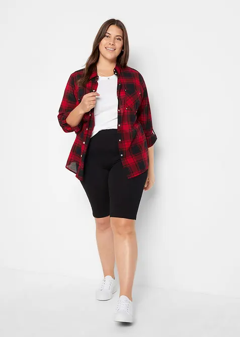 Sykkelbukse med lange ben (2-pack), bonprix