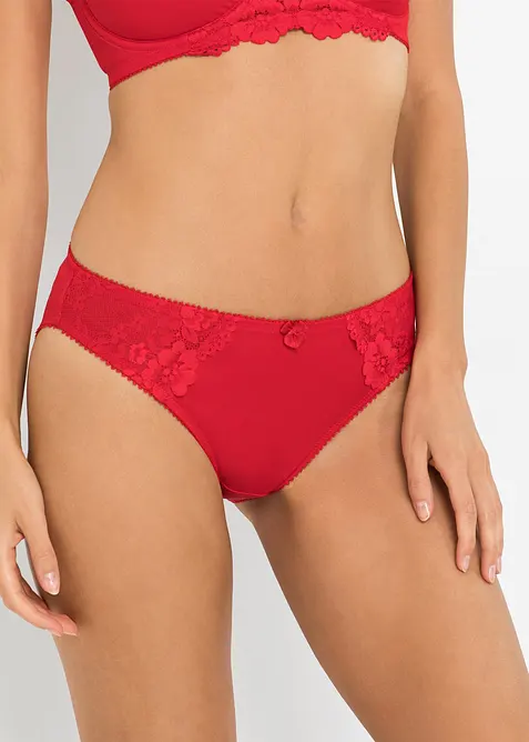 Truse med delikate blonder (2-pack), bonprix