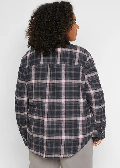 Skjorte i flanell av 100% bomull, bonprix