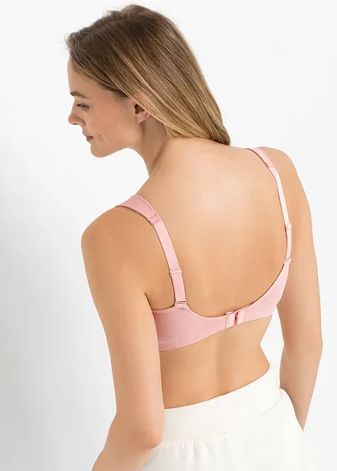 BH uten b&oslash;yle med &oslash;kologisk bomull (2-pack), bonprix