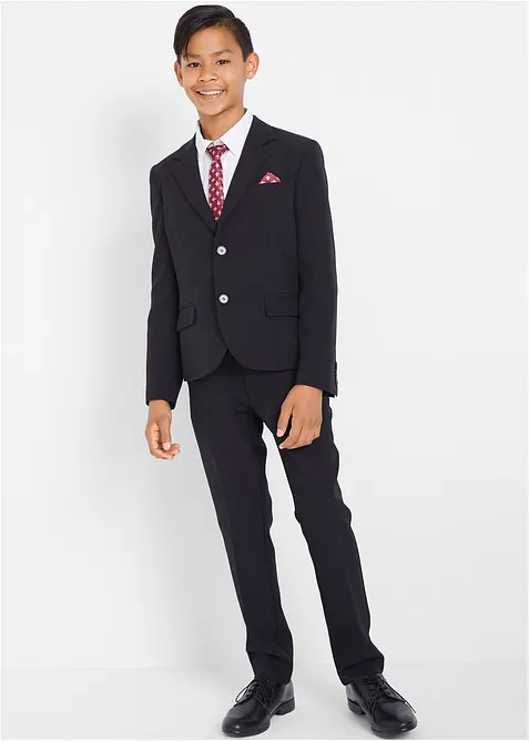 Dress inkl. skjorte og slips (4-delt sett), bonprix