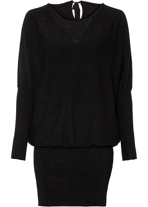 Strikket kjole i lett viskosemiks, bonprix