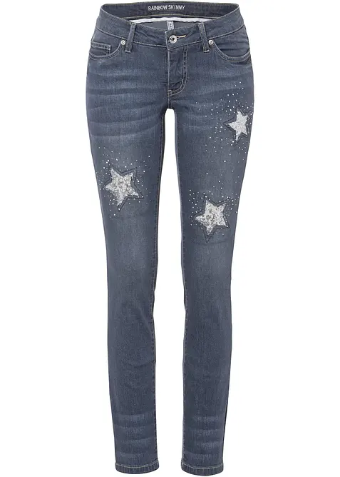 Skinny-Jeans med stjernedesign, bonprix
