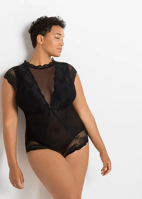 Body i nydelig blondemateriale, bonprix