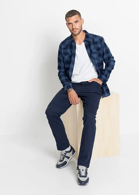 Flanellskjorte i 100% bomull, bonprix