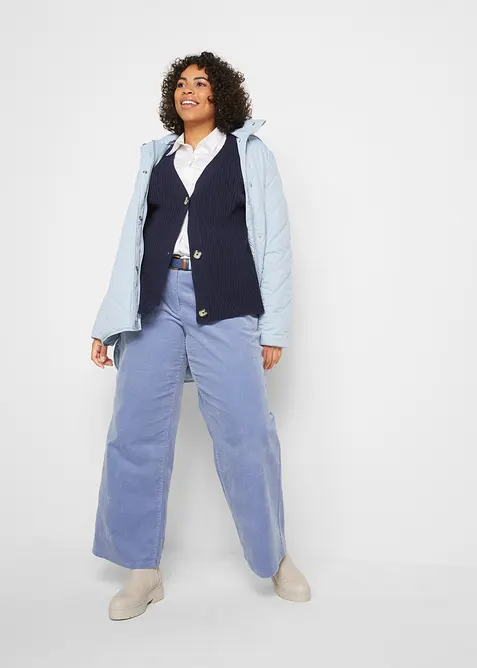 Ribbestrikket cardigan, bonprix