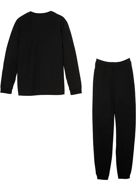 Pyjamas i 100% økologisk bomull  (2-delt sett), bonprix