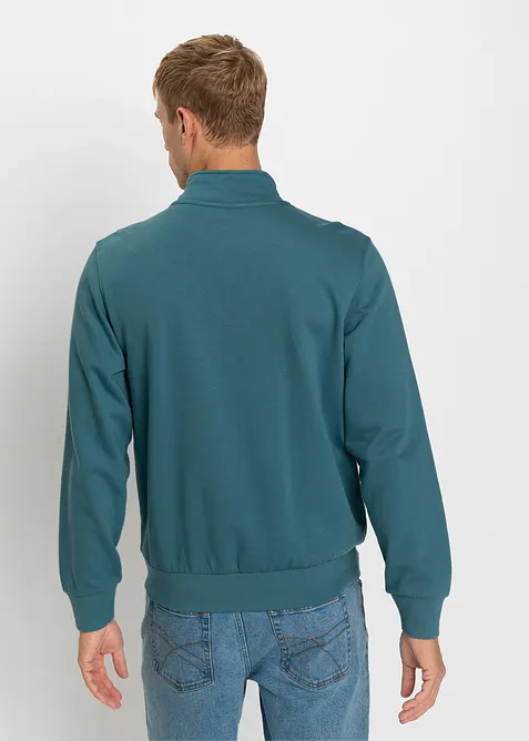 Sweatshirt med troyer-krage, bonprix