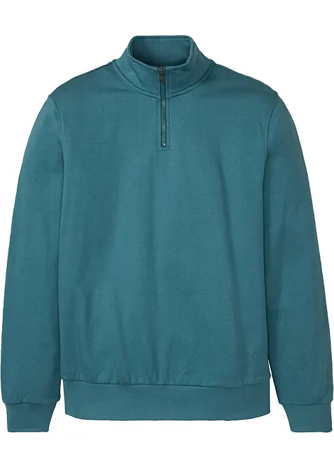 Sweatshirt med troyer-krage, bonprix