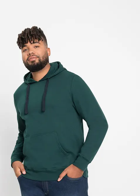 Hettegenser i 100% bomull, bonprix