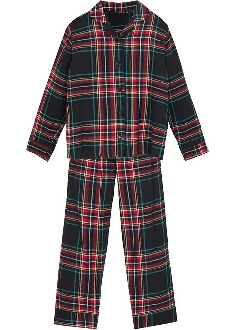 Pyjamas i myk flanell for barn (2-delt sett), bonprix