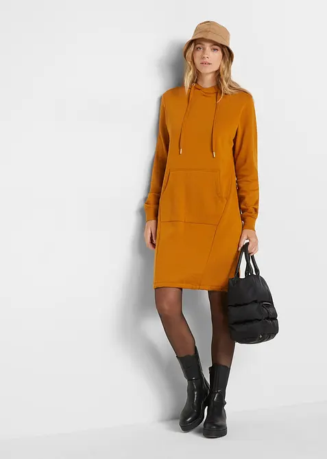 Trikotkjole i bomullsmiks, bonprix