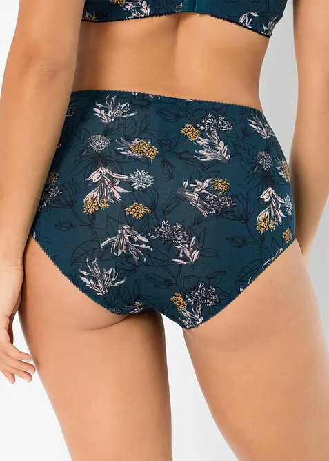 High Waist-truse med økologisk bomull (4-pack), bonprix