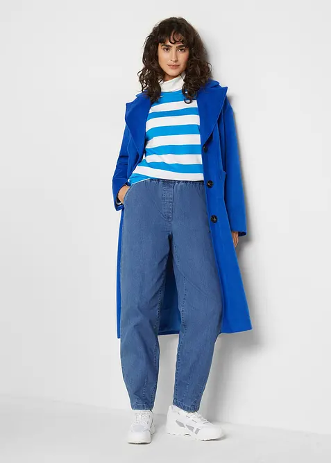 Mom jeans, High Waist, komfortlinning, bonprix