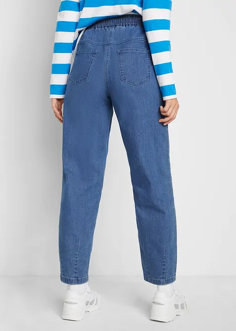 Mom jeans, High Waist, komfortlinning, bonprix