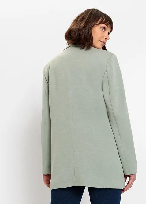 Lang jerseyblazer med lommer, bonprix