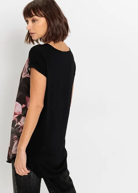 Topp med print av lett viskose, bonprix
