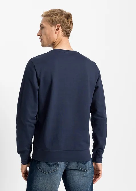 Sweatshirt i 100% &oslash;kologisk bomull (2-pack), bonprix