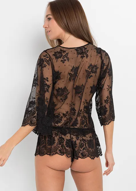 Langermet topp + panty (sett i 2 deler), bonprix