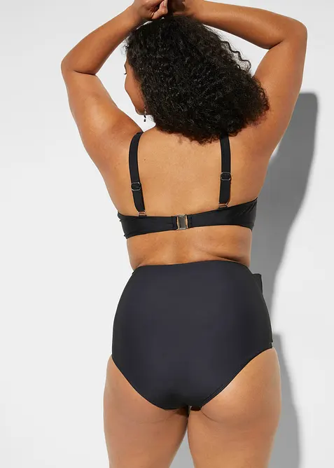 High Waist-shape-bikinitruse med knyting, sterkt formende, bonprix