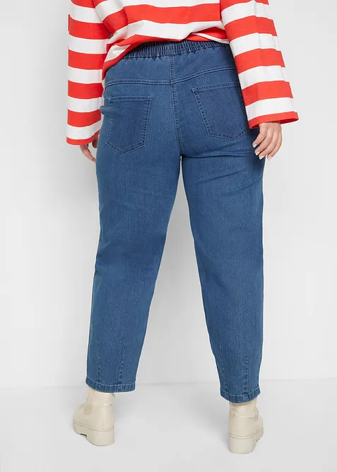 Mom jeans, High Waist, komfortlinning, bonprix