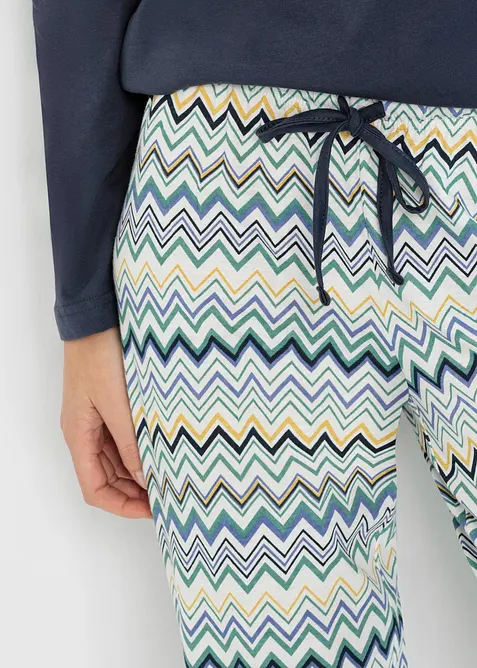 Pyjamas i 100% bomull, bonprix