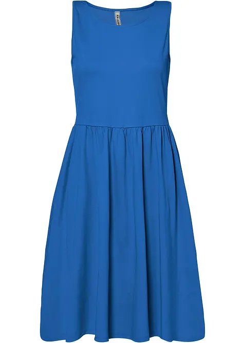 Trikotkjole i 100% bomull med lommer, bonprix