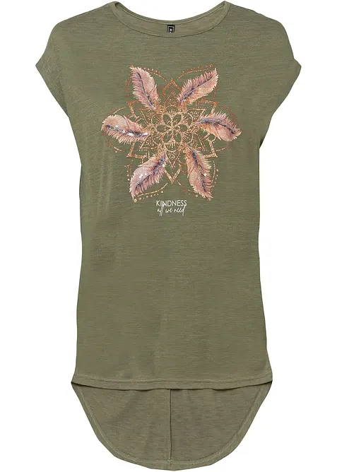 T-skjorte i myk viskosemiks, bonprix