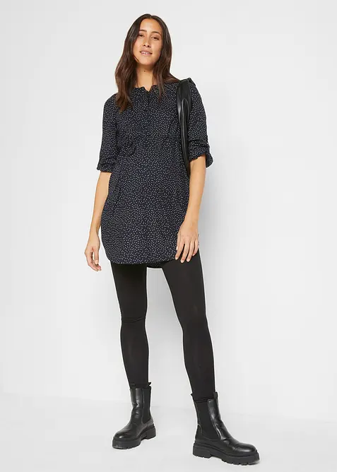 2-i-1-mammakjole i skjortekjole-modell og lett viskose, bonprix