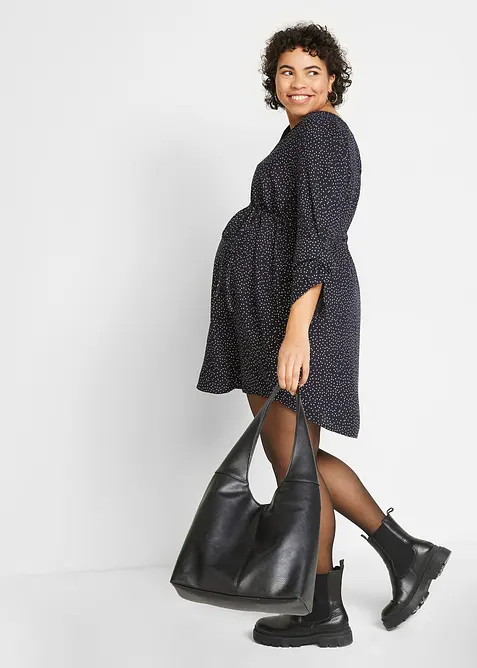 2-i-1-mammakjole i skjortekjole-modell og lett viskose, bonprix