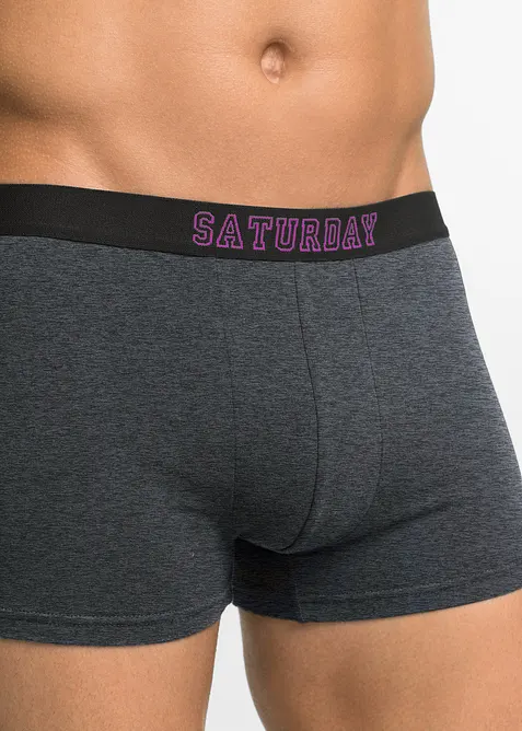 Boksershorts med bomull i ettersittende modell (7-pack), bonprix