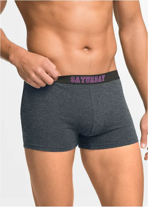 Boksershorts med bomull i ettersittende modell (7-pack), bonprix