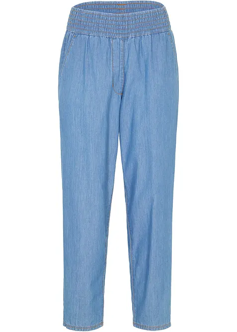 Mom-jeans, High-Waist, økologisk bomull, bonprix