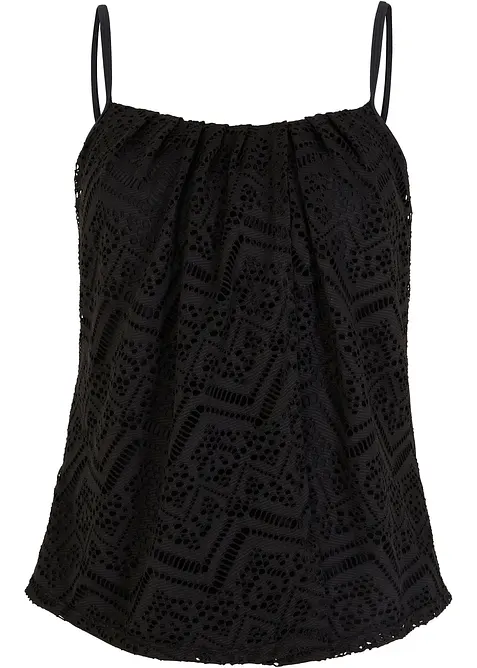 Tankini topp i blondemateriale, bonprix