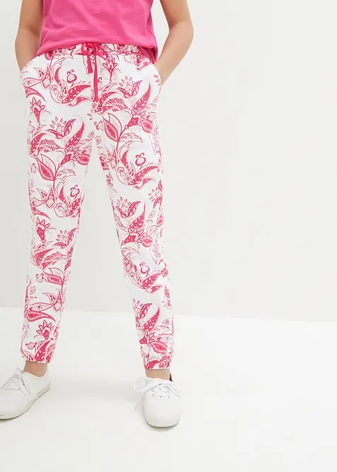 Jerseybukse i 100% bomull, bonprix