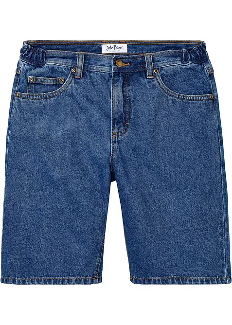 Bermudashorts i denim med komfortlinning, Classic Fit, bonprix
