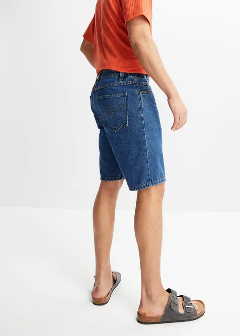 Bermudashorts i denim med komfortlinning, Classic Fit, bonprix