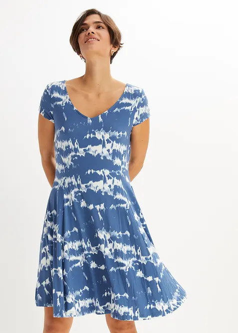 Trikotkjole av lett viskose, bonprix