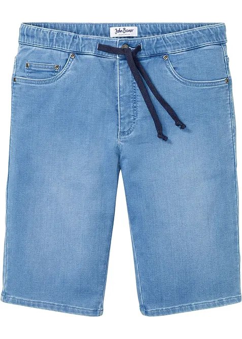 Bermudashorts i sweat-denim look med komfortsnitt, Regular Fit, bonprix