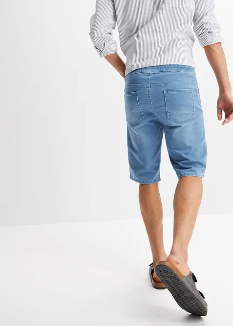 Bermudashorts i sweat-denim look med komfortsnitt, Regular Fit, bonprix